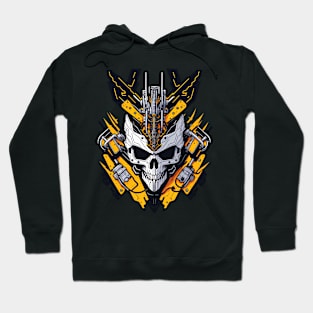 Mecha Skull S02 D65 Hoodie